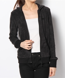 アディダスオリジナルス　撥水パーカー adidas アディダス Originals Satin Trefoil Hoodie パーカー