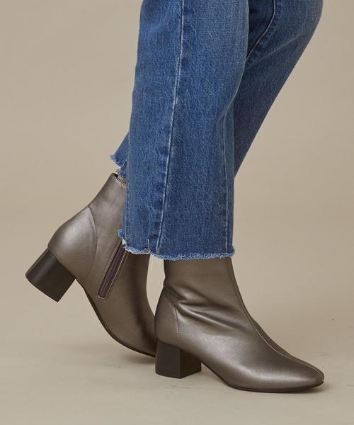 Another Edition(アナザーエディション)の「プレーンショートブーツ ◆(ブーツ・レディース・シルバー/ブラウン/ブラック・38/36/37)」の12枚目の写真