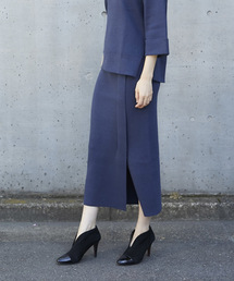 Emma Taylor | 【STYLEBAR】アンゴラ混ラップテイストニットスカート(スカート)