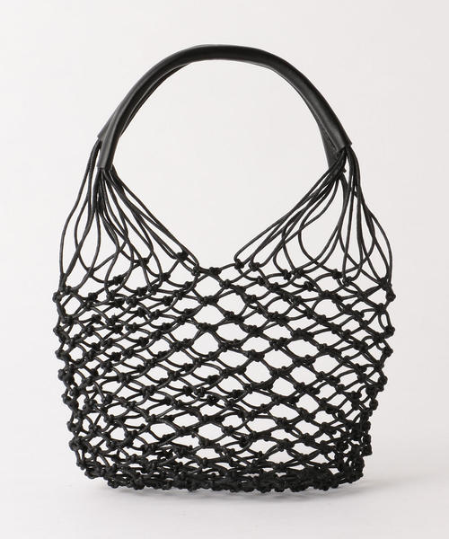 BEAUTY&YOUTH UNITED ARROWS（ビューティーアンドユースユナイテッドアローズ）の「BY フェイクレザー メッシュボトルバッグ -3WAY- о（ショルダーバッグ・レディース・ブラック/ブラウン・FREE）」の12枚目の写真