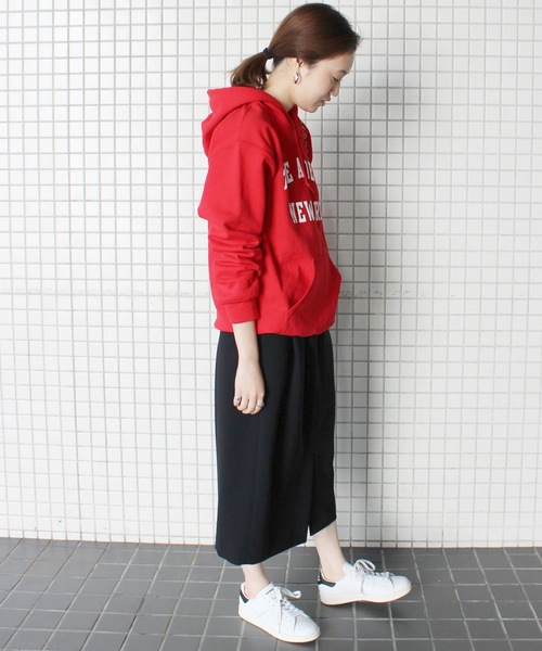 SLOBE IENA(スローブイエナ)の「The Academy New York パーカー◆(パーカー・レディース・ブラック/グレー系その他/レッド・FREE)」の8枚目の写真