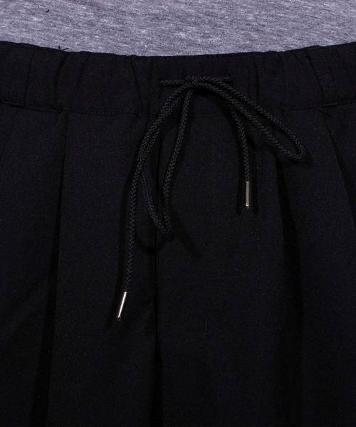 ８(eight)（エイト）の「ストライプ ワイドパンツ スラックス （スラックス・メンズ・ブラック/ネイビー/ストライプ・LARGE/MEDIUM）」の9枚目の写真