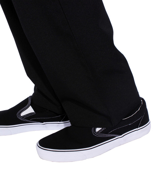 ８(eight)（エイト）の「ストライプ ワイドパンツ スラックス （スラックス・メンズ・ブラック/ネイビー/ストライプ・LARGE/MEDIUM）」の13枚目の写真