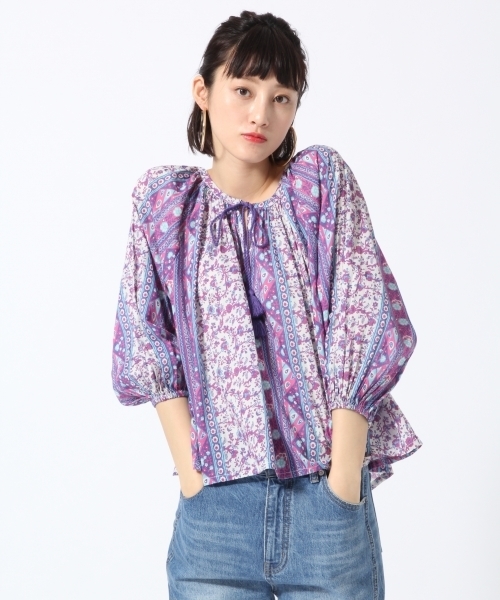 LOWRYS FARM（ローリーズファーム）の「アソートペザントブラウス　786738 （シャツ/ブラウス・レディース・オレンジ/イエロー系その他/オレンジ系その他/パープル・LARGE/MEDIUM）」の15枚目の写真