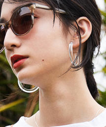 BEAUTY&YOUTH UNITED ARROWS | 【追加予約】BY クリアビッグサークルピアス(ピアス（両耳用）)