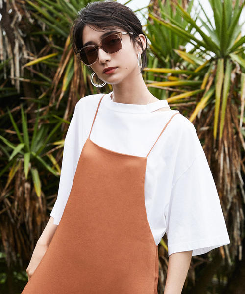 BEAUTY&YOUTH UNITED ARROWS（ビューティーアンドユースユナイテッドアローズ）の「BY∴ クリアビッグサークルピアス（ピアス（両耳用）・レディース・ホワイト/ブラック/イエロー/ブラウン/パープル・FREE）」の14枚目の写真