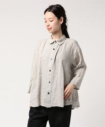 Plantation リネンローン　半袖シャツ lilybell_06-0000044
