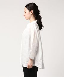 プランテーション plantation しぼり 長袖シャツ トップス ブラウス Plantation（プランテーション）の「(S)ﾘﾈﾝｷｬﾝﾌﾞﾘｯｸ（シャツ