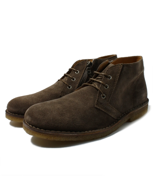 JOURNAL STANDARD（ジャーナルスタンダード）の「JOURNAL STANDARD/MATA: スウェードチャッカブーツ#（ブーツ・メンズ・ベージュ/ブラウン/ネイビー/キャメル/レンガ・41/43/42/40）」の3枚目の写真