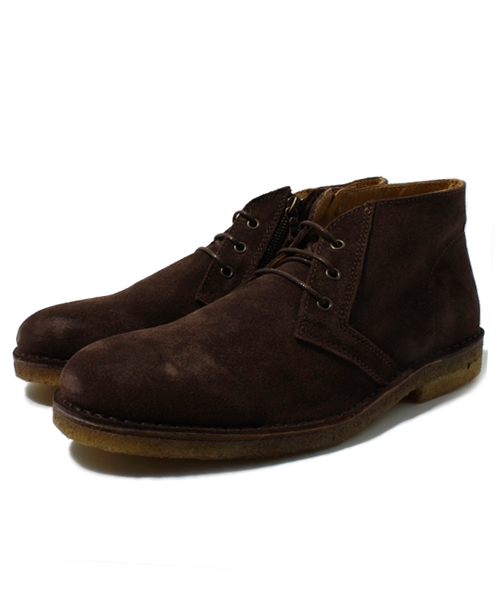 JOURNAL STANDARD（ジャーナルスタンダード）の「JOURNAL STANDARD/MATA: スウェードチャッカブーツ#（ブーツ・メンズ・ベージュ/ブラウン/ネイビー/キャメル/レンガ・41/43/42/40）」の2枚目の写真