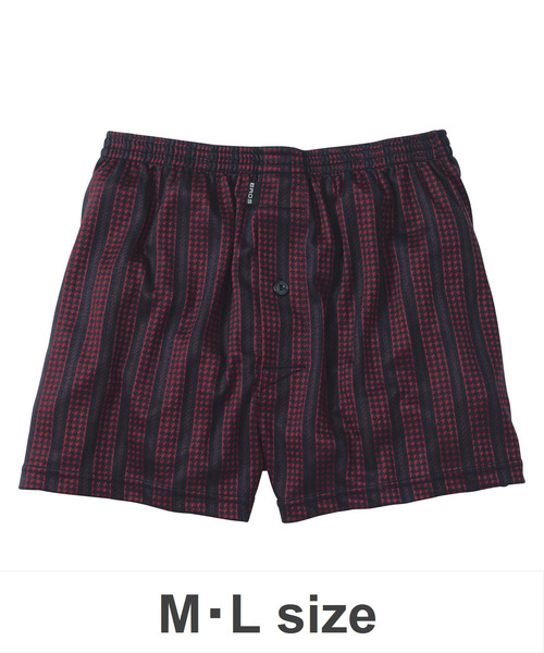 BROS by WACOALMEN（ブロスバイワコールメン）の「トランクス　前開き　ニット素材（トランクス・メンズ・ブラック/レッド/グリーン/ブルー/オリーブ/グレー/チャコール/ベージュ・M/L）」の8枚目の写真