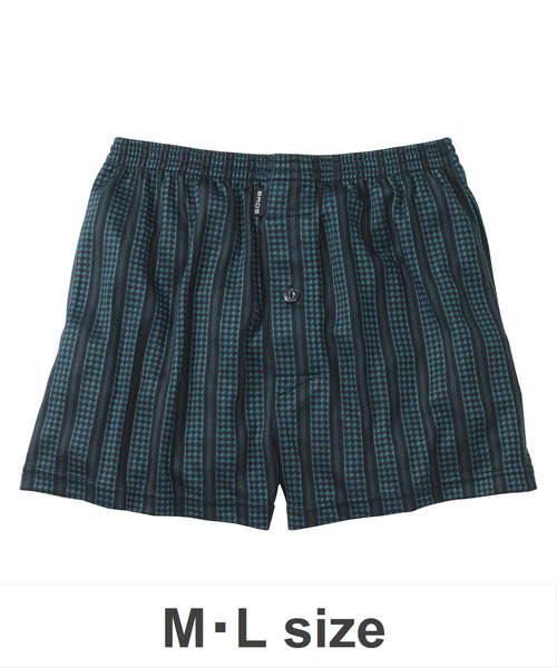 BROS by WACOALMEN（ブロスバイワコールメン）の「トランクス　前開き　ニット素材（トランクス・メンズ・ブラック/レッド/グリーン/ブルー/オリーブ/グレー/チャコール/ベージュ・M/L）」の6枚目の写真