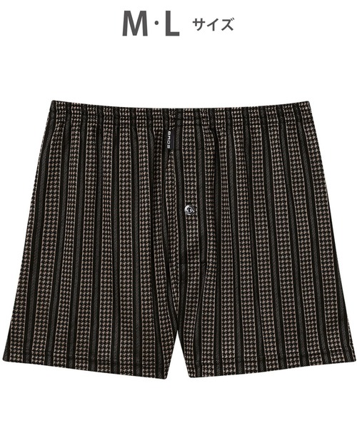 BROS by WACOALMEN（ブロスバイワコールメン）の「トランクス　前開き　ニット素材（トランクス・メンズ・ブラック/レッド/グリーン/ブルー/オリーブ/グレー/チャコール/ベージュ・M/L）」の4枚目の写真
