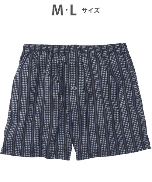 BROS by WACOALMEN（ブロスバイワコールメン）の「トランクス　前開き　ニット素材（トランクス・メンズ・ブラック/レッド/グリーン/ブルー/オリーブ/グレー/チャコール/ベージュ・M/L）」の3枚目の写真