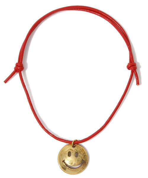 WEGO（ウィゴー）の「WEGO/フェイスコインレザーブレスレット（ブレスレット・メンズ・ブラック/ブラウン/ベージュ/ターコイズブルー/レッド・FREE）」の5枚目の写真