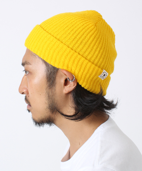 BEAMS(ビームス)の「□BEAMS / SL ニットキャップ(ニットキャップ/ビーニー・メンズ・ワイン/オレンジ/イエロー/オリーブ・ONE SIZE)」の1枚目の写真