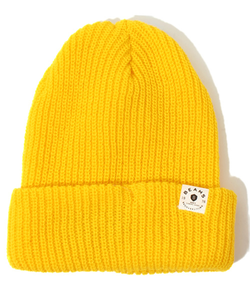 BEAMS(ビームス)の「□BEAMS / SL ニットキャップ(ニットキャップ/ビーニー・メンズ・ワイン/オレンジ/イエロー/オリーブ・ONE SIZE)」の11枚目の写真