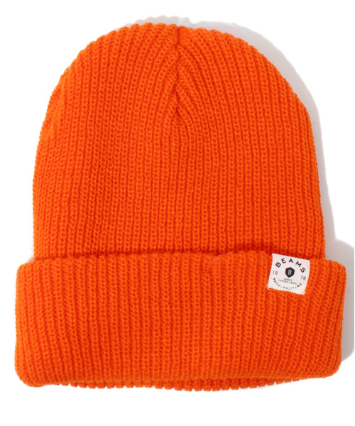 BEAMS(ビームス)の「□BEAMS / SL ニットキャップ(ニットキャップ/ビーニー・メンズ・ワイン/オレンジ/イエロー/オリーブ・ONE SIZE)」の12枚目の写真