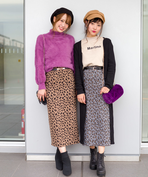 ジャガードタイトスカート　ブラック フリルカットジャガードタイトスカート GRL - メルカリ