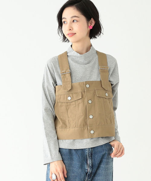 BEAMS BOY(ビームスボーイ)の「BEAMS BOY / デニム & チノ ベスト(ベスト・レディース・カーキ/インディゴブルー・ONE SIZE)」の17枚目の写真