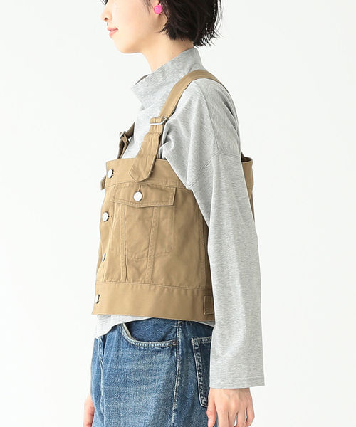 BEAMS BOY(ビームスボーイ)の「BEAMS BOY / デニム & チノ ベスト(ベスト・レディース・カーキ/インディゴブルー・ONE SIZE)」の15枚目の写真