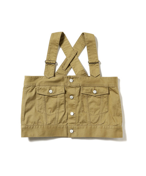 BEAMS BOY(ビームスボーイ)の「BEAMS BOY / デニム & チノ ベスト(ベスト・レディース・カーキ/インディゴブルー・ONE SIZE)」の13枚目の写真