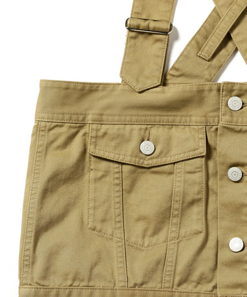 BEAMS BOY(ビームスボーイ)の「BEAMS BOY / デニム & チノ ベスト(ベスト・レディース・カーキ/インディゴブルー・ONE SIZE)」の12枚目の写真