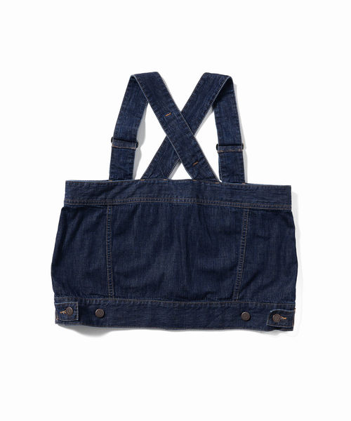 BEAMS BOY(ビームスボーイ)の「BEAMS BOY / デニム & チノ ベスト(ベスト・レディース・カーキ/インディゴブルー・ONE SIZE)」の6枚目の写真