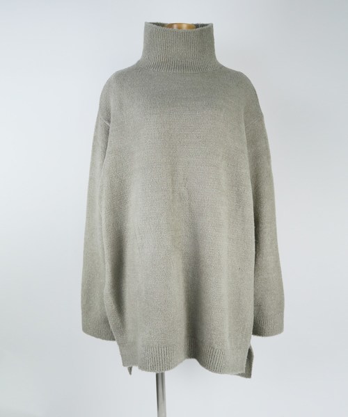 reca（レカ）の「ゆったりスリット入りスタンドネックチュニックワンピース（ワンピース・レディース・グレー/グレー系その他/ブラウン・FREE）」の17枚目の写真