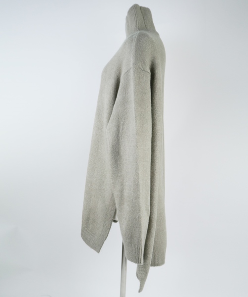 reca（レカ）の「ゆったりスリット入りスタンドネックチュニックワンピース（ワンピース・レディース・グレー/グレー系その他/ブラウン・FREE）」の19枚目の写真