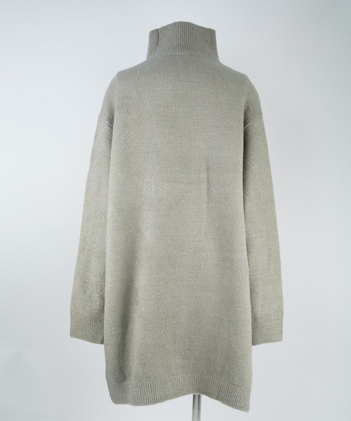 reca（レカ）の「ゆったりスリット入りスタンドネックチュニックワンピース（ワンピース・レディース・グレー/グレー系その他/ブラウン・FREE）」の11枚目の写真