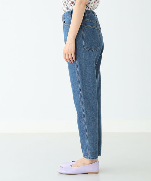 B:MING by BEAMS（ビーミングバイビームス）の「B:MING by BEAMS / デニム テーパードパンツ 19SS（デニムパンツ・レディース・インディゴブルー/ブラック・MEDIUM/SMALL）」の15枚目の写真