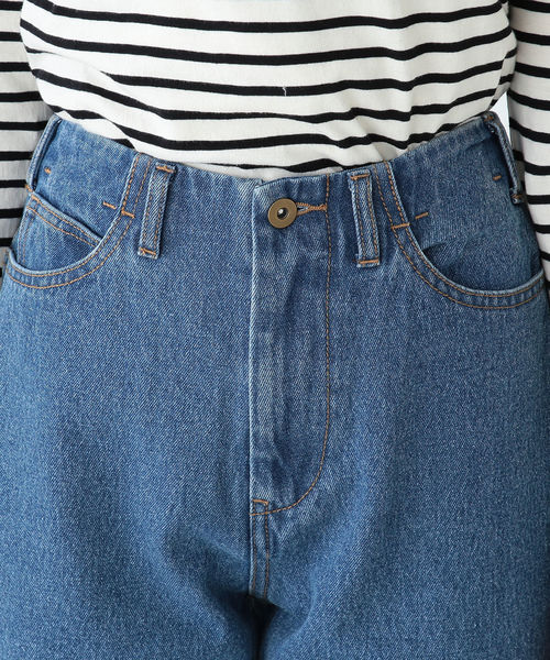 B:MING by BEAMS（ビーミングバイビームス）の「B:MING by BEAMS / デニム テーパードパンツ 19SS（デニムパンツ・レディース・インディゴブルー/ブラック・MEDIUM/SMALL）」の17枚目の写真