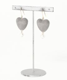 【Uloue】フロッキーハートのピアス