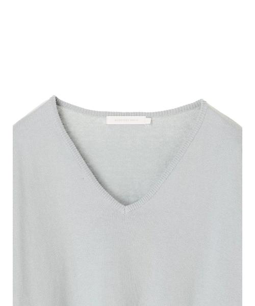 AMERICAN HOLIC（アメリカンホリック）の「Vネックドルマンニットプルオーバー（ニット/セーター・レディース・ベージュ/ネイビー/サックスブルー/イエロー/アイボリー/グレー系その他・M/L）」の12枚目の写真