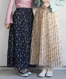 PairPair | 花柄シフォンプリーツスカート(スカート)
