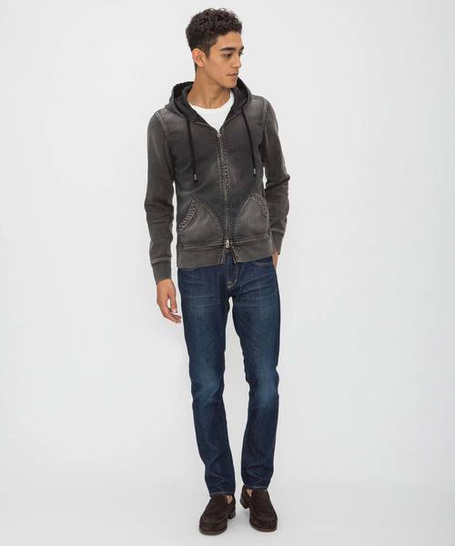 YANUK（ヤヌーク）の「デニット フーディ - Denit HOODIE（パーカー