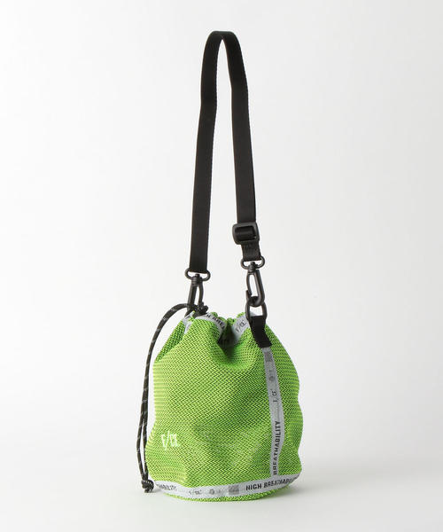 F/CE. （エフシーイー）の「＜F/CE.（エフシーイー）＞ MESH CHK POUCH/バッグ（ショルダーバッグ・メンズ・ブラック/ライム・FREE）」の3枚目の写真