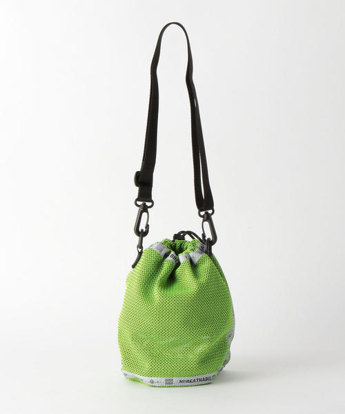 F/CE. （エフシーイー）の「＜F/CE.（エフシーイー）＞ MESH CHK POUCH/バッグ（ショルダーバッグ・メンズ・ブラック/ライム・FREE）」の4枚目の写真