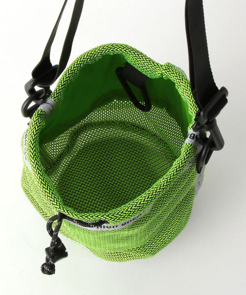 F/CE. （エフシーイー）の「＜F/CE.（エフシーイー）＞ MESH CHK POUCH/バッグ（ショルダーバッグ・メンズ・ブラック/ライム・FREE）」の5枚目の写真