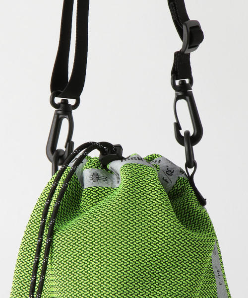 F/CE. （エフシーイー）の「＜F/CE.（エフシーイー）＞ MESH CHK POUCH/バッグ（ショルダーバッグ・メンズ・ブラック/ライム・FREE）」の7枚目の写真