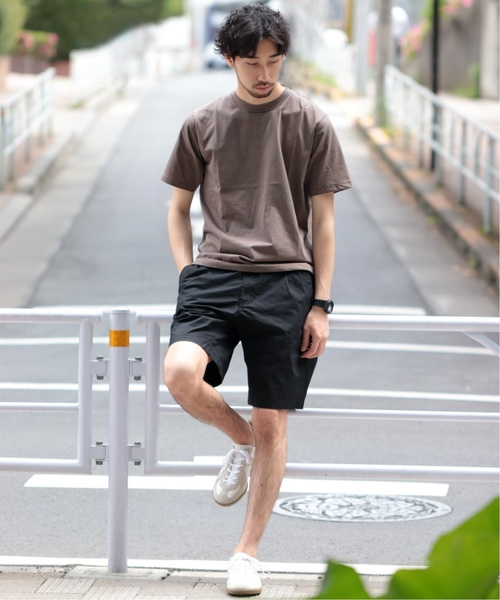 EDIFICE（エディフィス）の「72/2 サイロハイゲージ ボーダークルーネック ショートスリーブ（Tシャツ/カットソー・メンズ・ネイビー/ブラック/ブラック系その他/キャメル・SMALL/MEDIUM/LARGE/X-LARGE）」の9枚目の写真