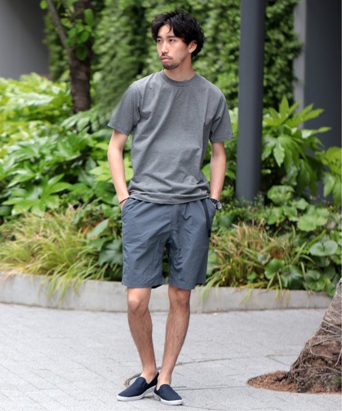 EDIFICE（エディフィス）の「72/2 サイロハイゲージ ボーダークルーネック ショートスリーブ（Tシャツ/カットソー・メンズ・ネイビー/ブラック/ブラック系その他/キャメル・SMALL/MEDIUM/LARGE/X-LARGE）」の11枚目の写真