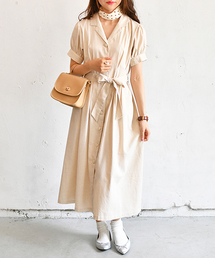 PairPair | リネン混カイキンガウンワンピ(ワンピース)