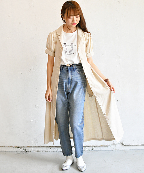 PairPair（ペアペア）の「リネン混カイキンガウンワンピ（ワンピース・レディース・ベージュ/アイボリー・FREE）」の9枚目の写真