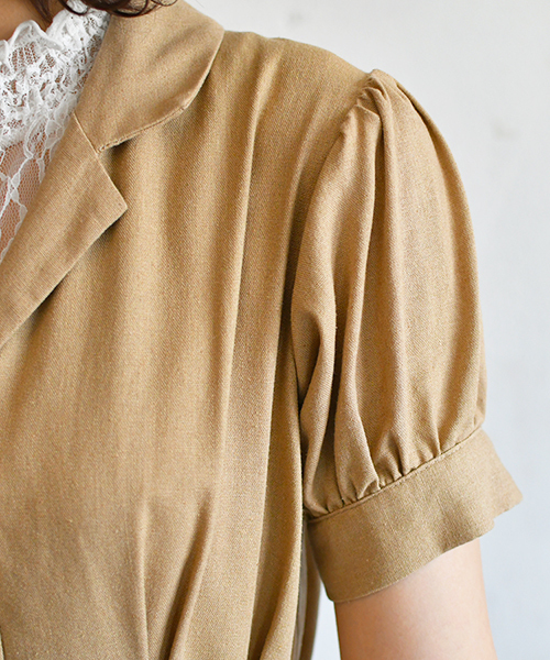 PairPair（ペアペア）の「リネン混カイキンガウンワンピ（ワンピース・レディース・ベージュ/アイボリー・FREE）」の19枚目の写真