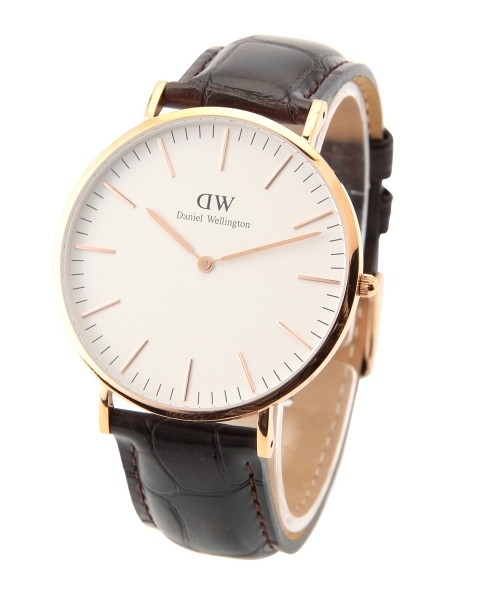 bpr BEAMS（ビーピーアール ビームス ）の「DANIEL WELLINGTON / Classic ヨーク/ローズ 40mm（アナログ腕時計・メンズ・ダークブラウン/ブラウン/ブラック/ブラウン系その他/ブラック系その他・ﾌﾘ-）」の19枚目の写真