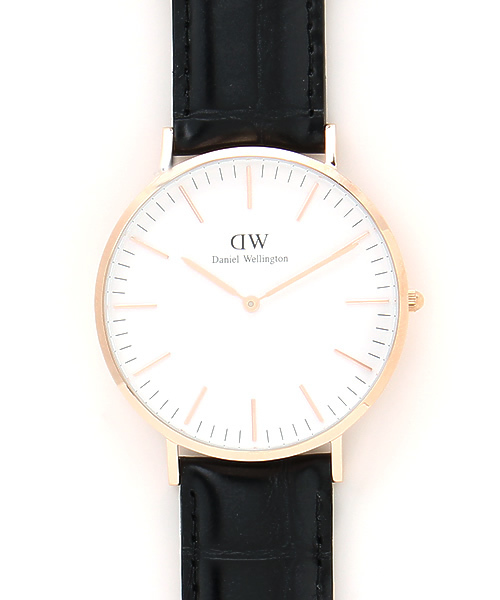 bpr BEAMS（ビーピーアール ビームス ）の「DANIEL WELLINGTON / Classic ヨーク/ローズ 40mm（アナログ腕時計・メンズ・ダークブラウン/ブラウン/ブラック/ブラウン系その他/ブラック系その他・ﾌﾘ-）」の3枚目の写真