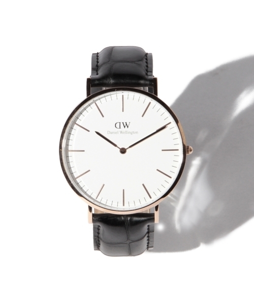 bpr BEAMS（ビーピーアール ビームス ）の「DANIEL WELLINGTON / Classic ヨーク/ローズ 40mm（アナログ腕時計・メンズ・ダークブラウン/ブラウン/ブラック/ブラウン系その他/ブラック系その他・ﾌﾘ-）」の6枚目の写真