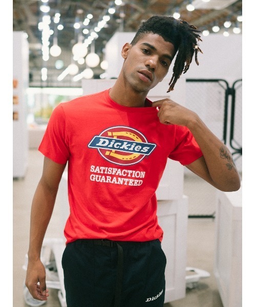 Dickies(ディッキーズ)の「【メンズ】半袖Tシャツ(Tシャツ/カットソー)」|レッド